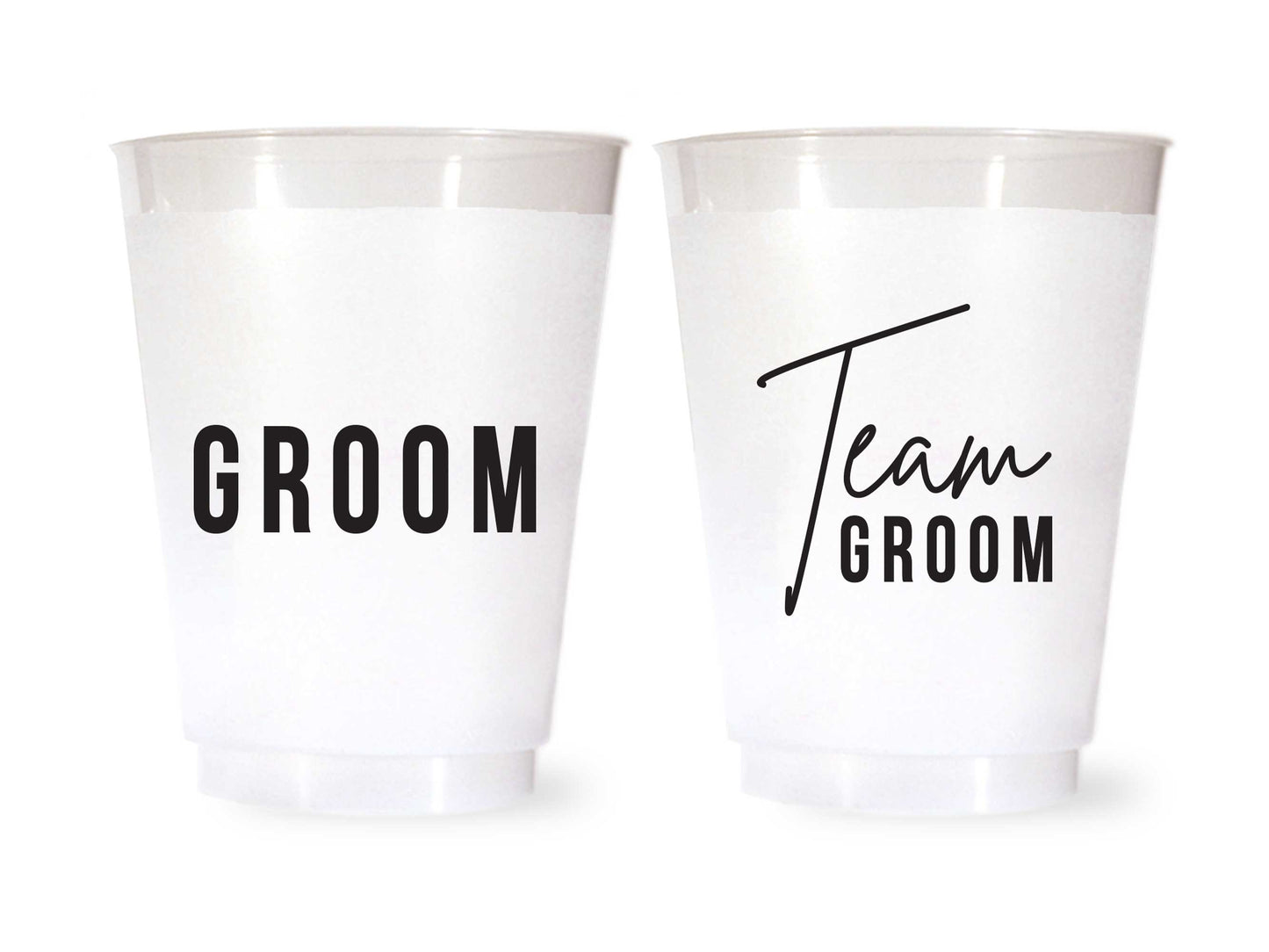 Team Groom Cups Shatterproof Plastic Bachelor Party Cup - Wholesale