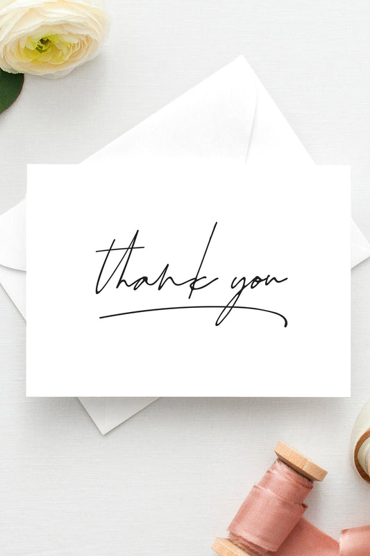 Thank You Greeting Card Script - Wholesale