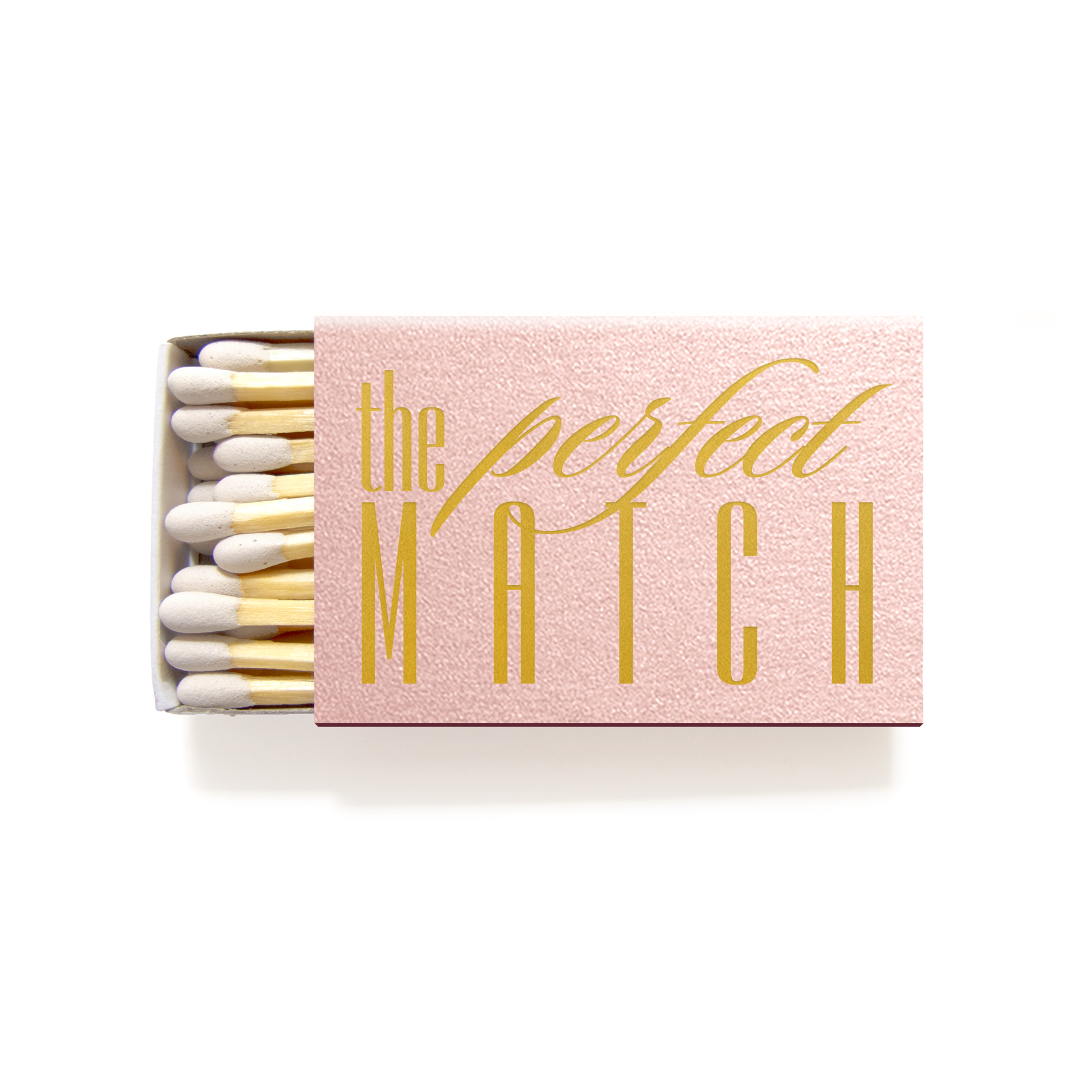 Custom pink matchboxes for wedding guests – elegant & practical keepsake