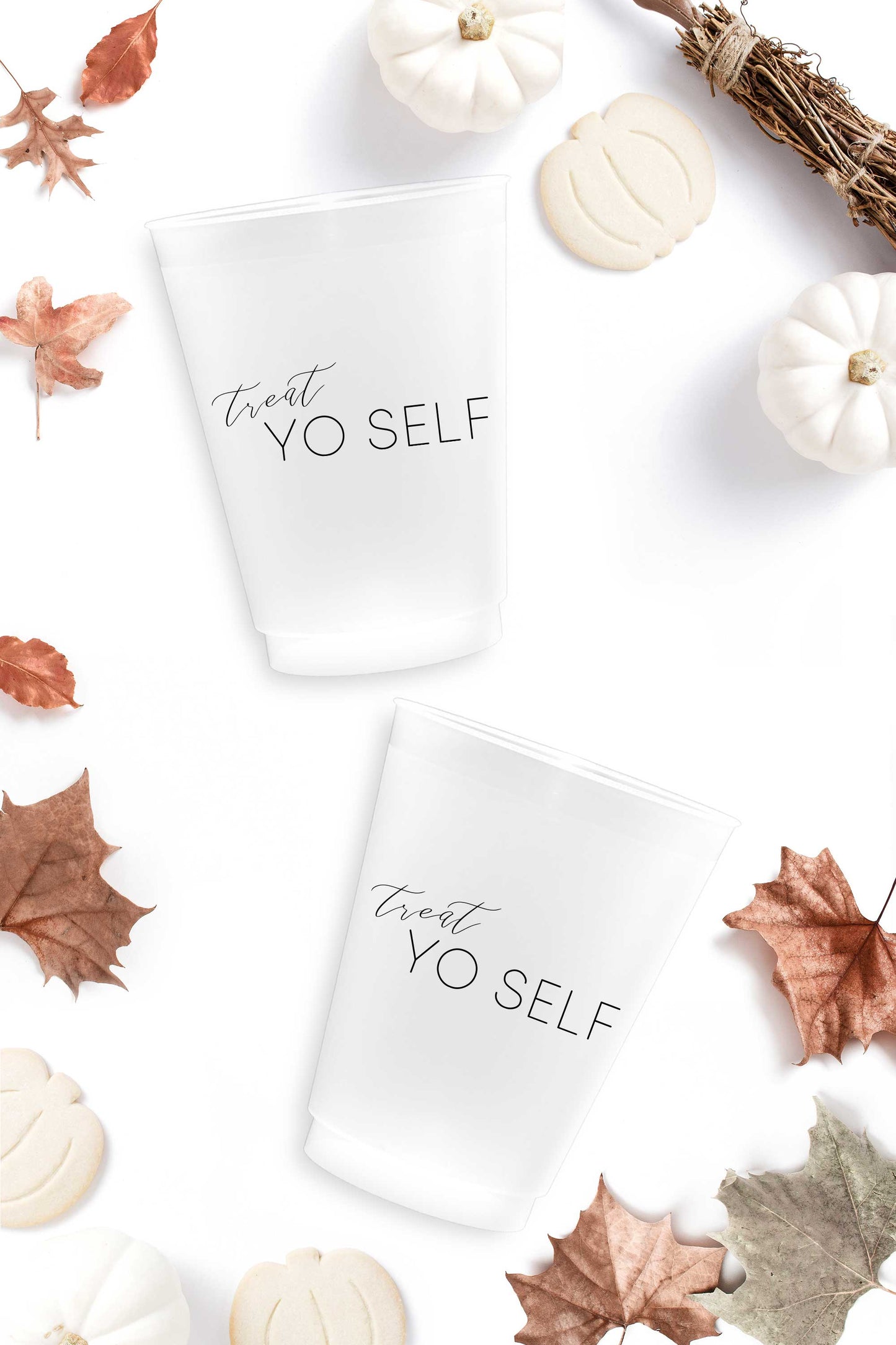 Treat Yo Self Halloween Cups - Tea and Becky