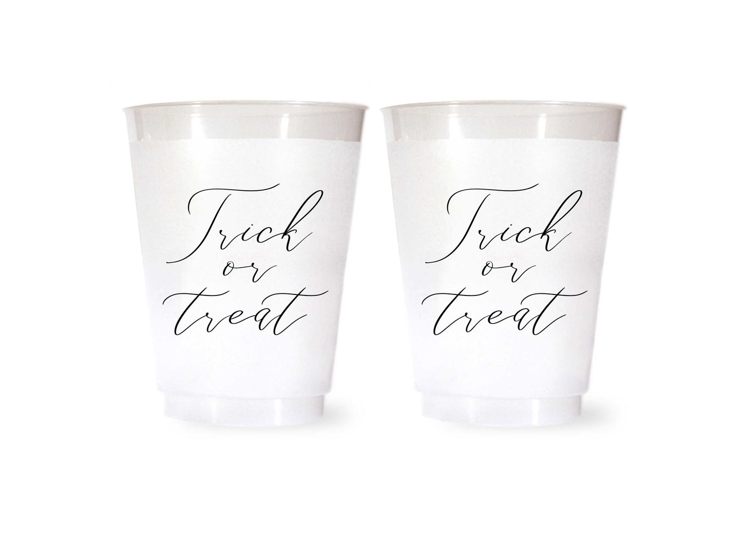 Trick or Treat Halloween Cups