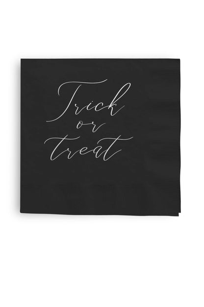 Trick or Treat Halloween Cocktail Napkins - Wholesale