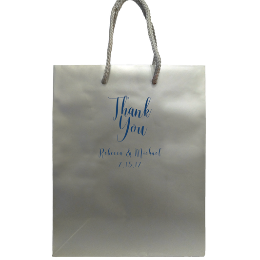 Personalized Elegant Thank You Bags - Tea and Becky