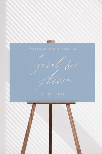 Welcome to our Wedding Sign - Sara Collection - More Colors