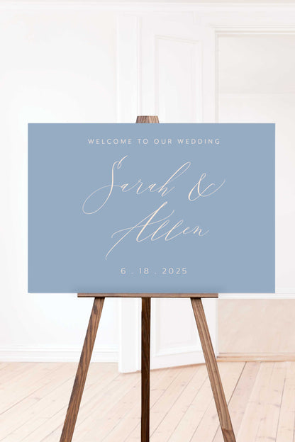 Welcome to our Wedding Sign - Sara Collection - More Colors