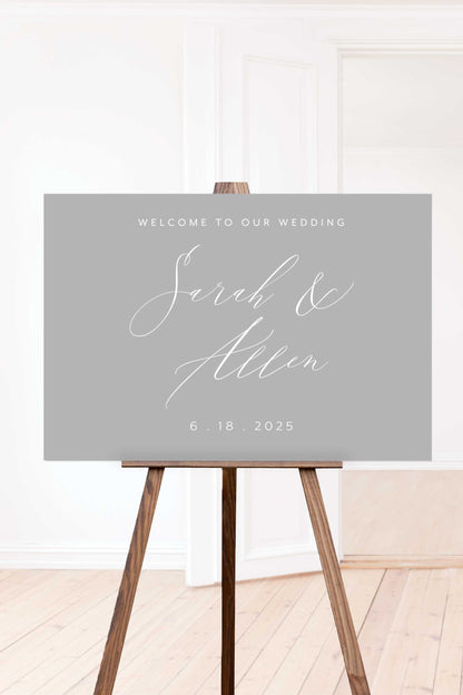 Welcome to our Wedding Sign - Sara Collection - More Colors