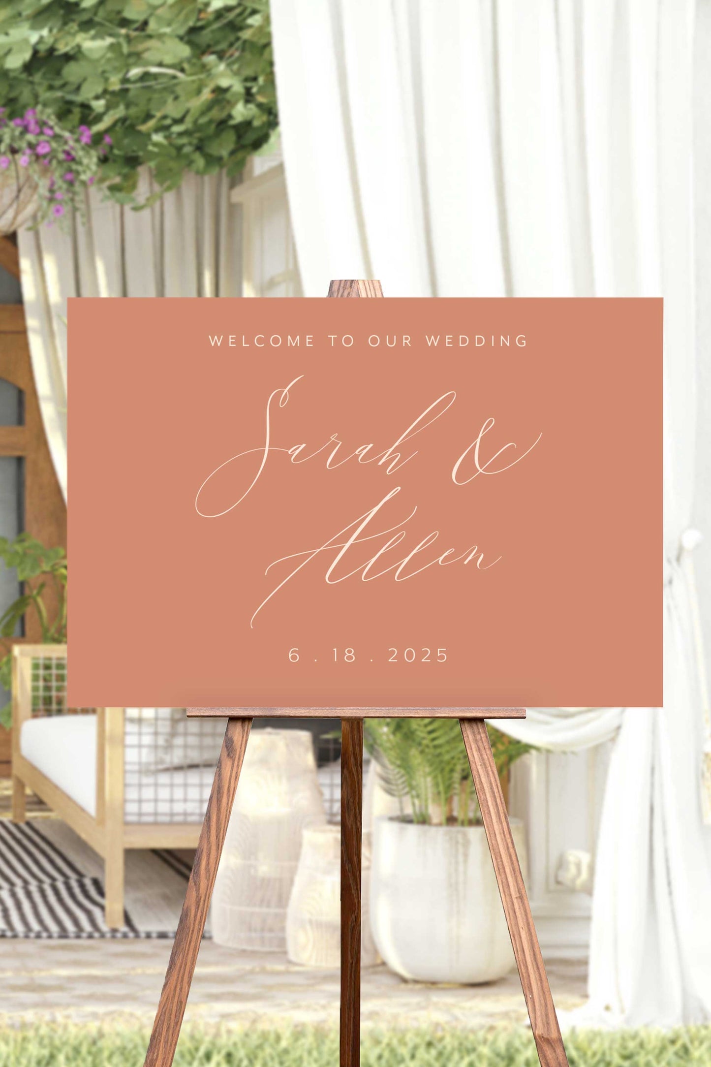 Welcome to our Wedding Sign - Sara Collection - More Colors