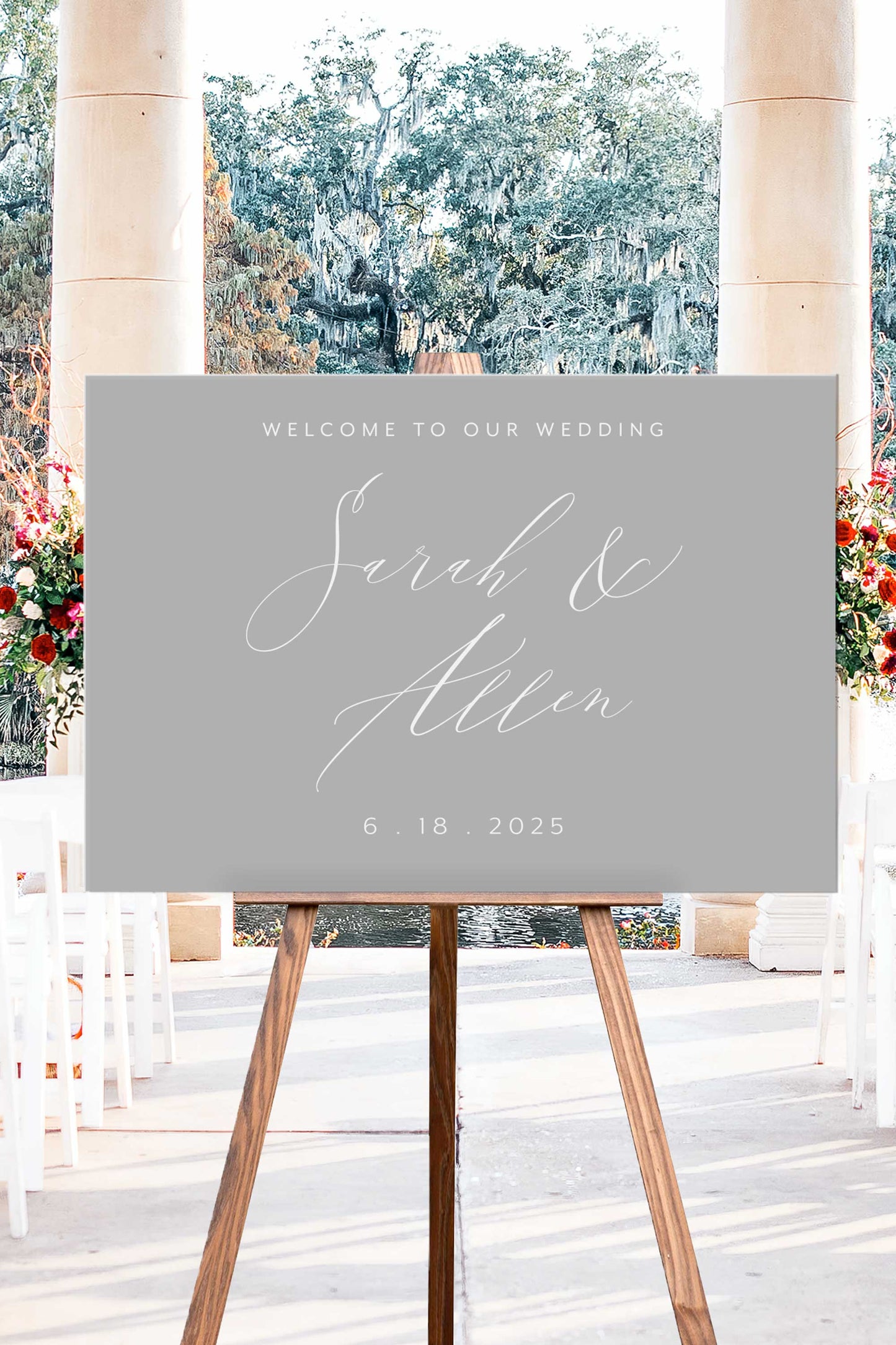 Welcome to our Wedding Sign - Sara Collection - More Colors