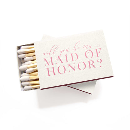 Will You Be My Maid of Honor Matchbox - Wholesale