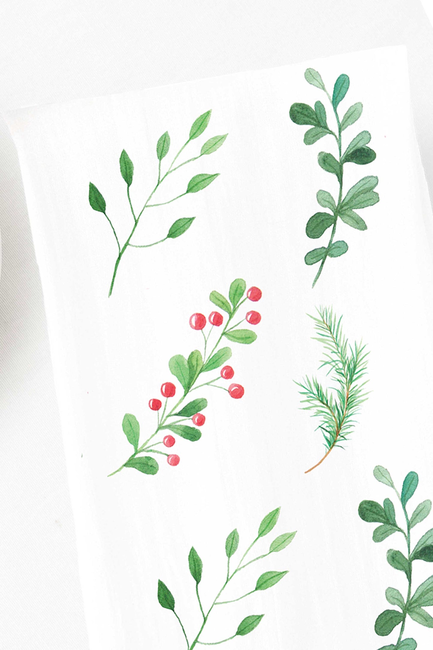 Winter Berries Tea Towel - Tea and Becky